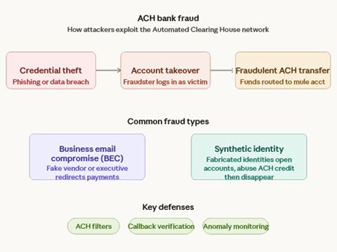 ACH Bank Fraud graphic